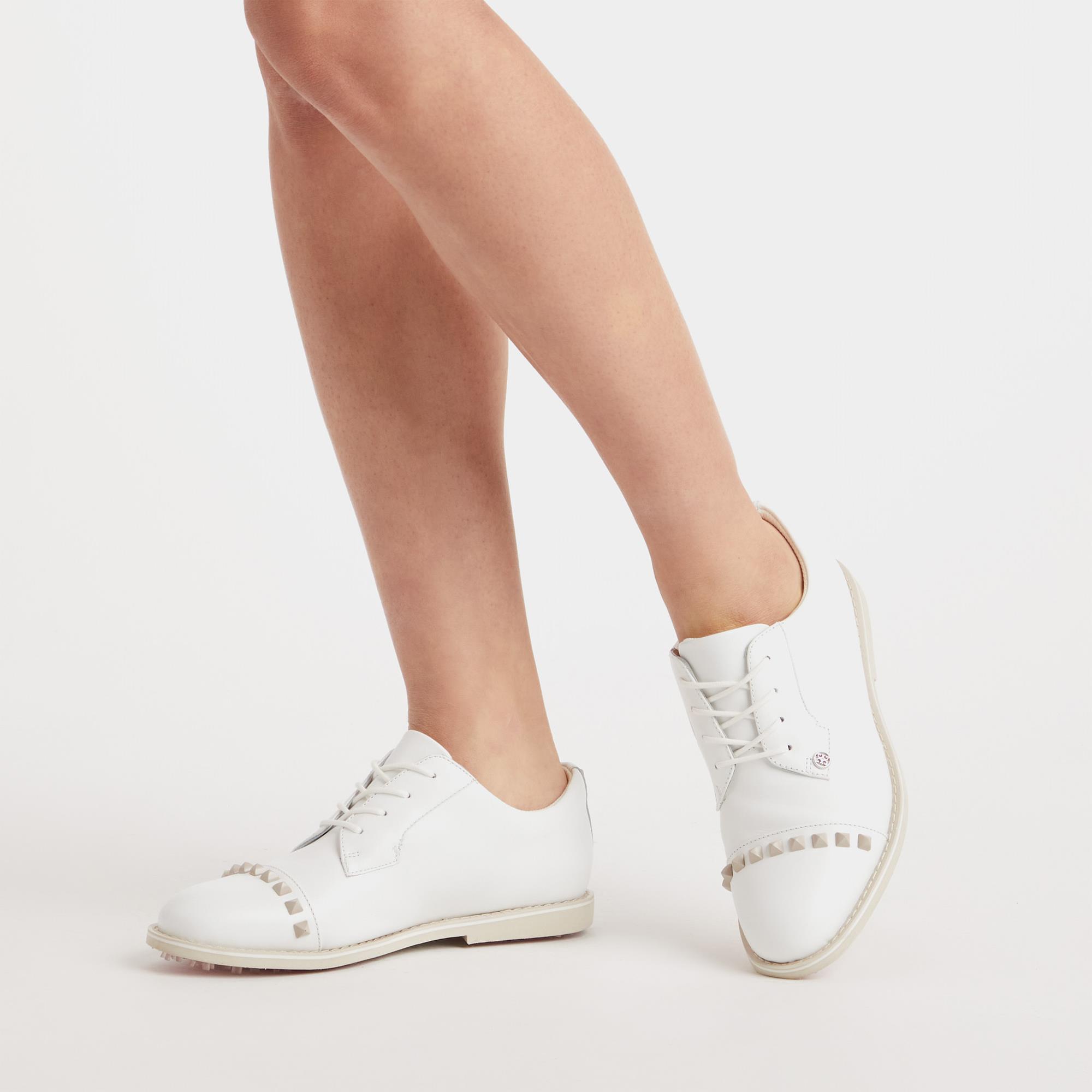 G/FORE Stud Cap Toe Gallivanter Ladies Golf Shoes Snow